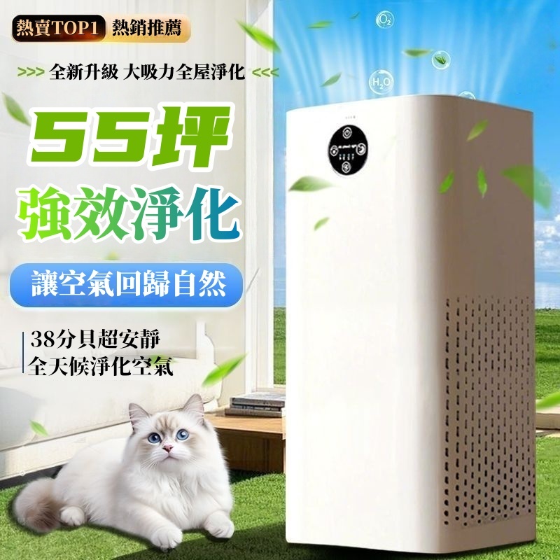 全屋淨化清淨機【免運保固】負離子空氣清淨機 空氣除臭機 寵物清淨機 房間除臭機 除油漆味 除甲醛 除煙味 殺菌 去甲醛