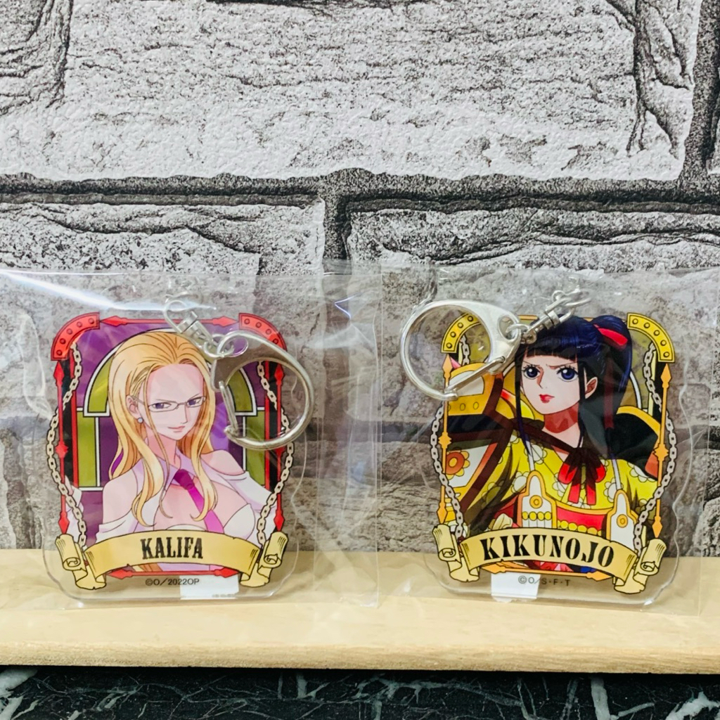 航海王 二手 卡莉法 菊之丞 壓克力吊飾 海賊王 阿菊 CP9 壓克力鑰匙圈 草帽商店 吊飾