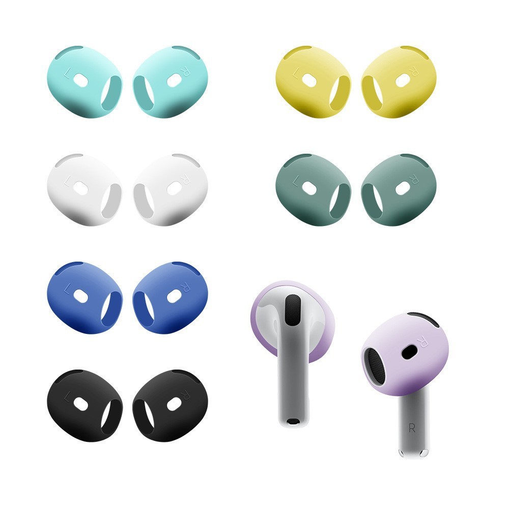 送收納盒 AirPods4代防滑耳套 3代  1、2代 airpods保護套 防塵塞 airpods 耳機套 便攜 防丟