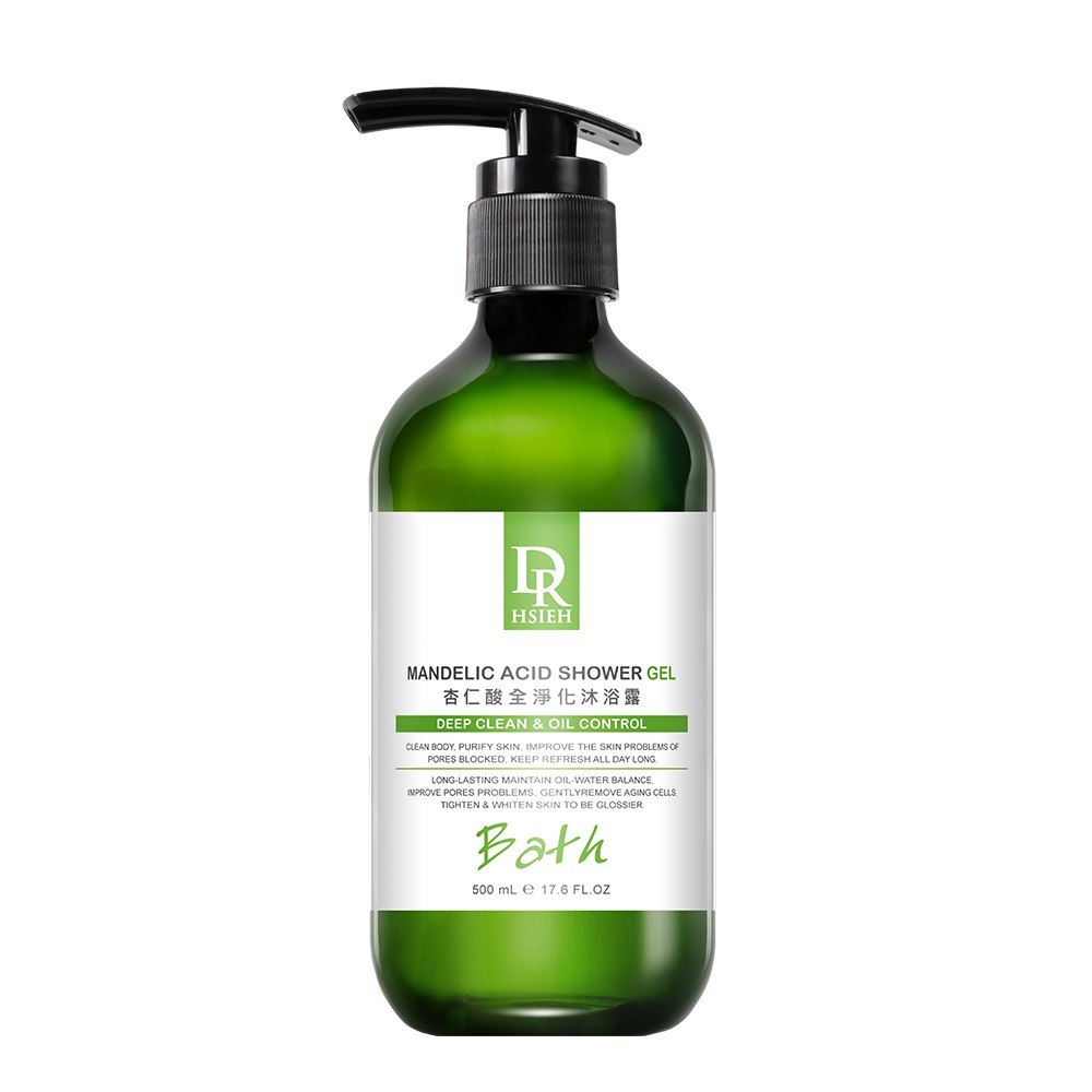 【蝦皮直營】Dr.Hsieh達特醫 杏仁酸全淨化沐浴露 500ml 抗痘控油 背痘 皮膚粗糙 沐浴乳