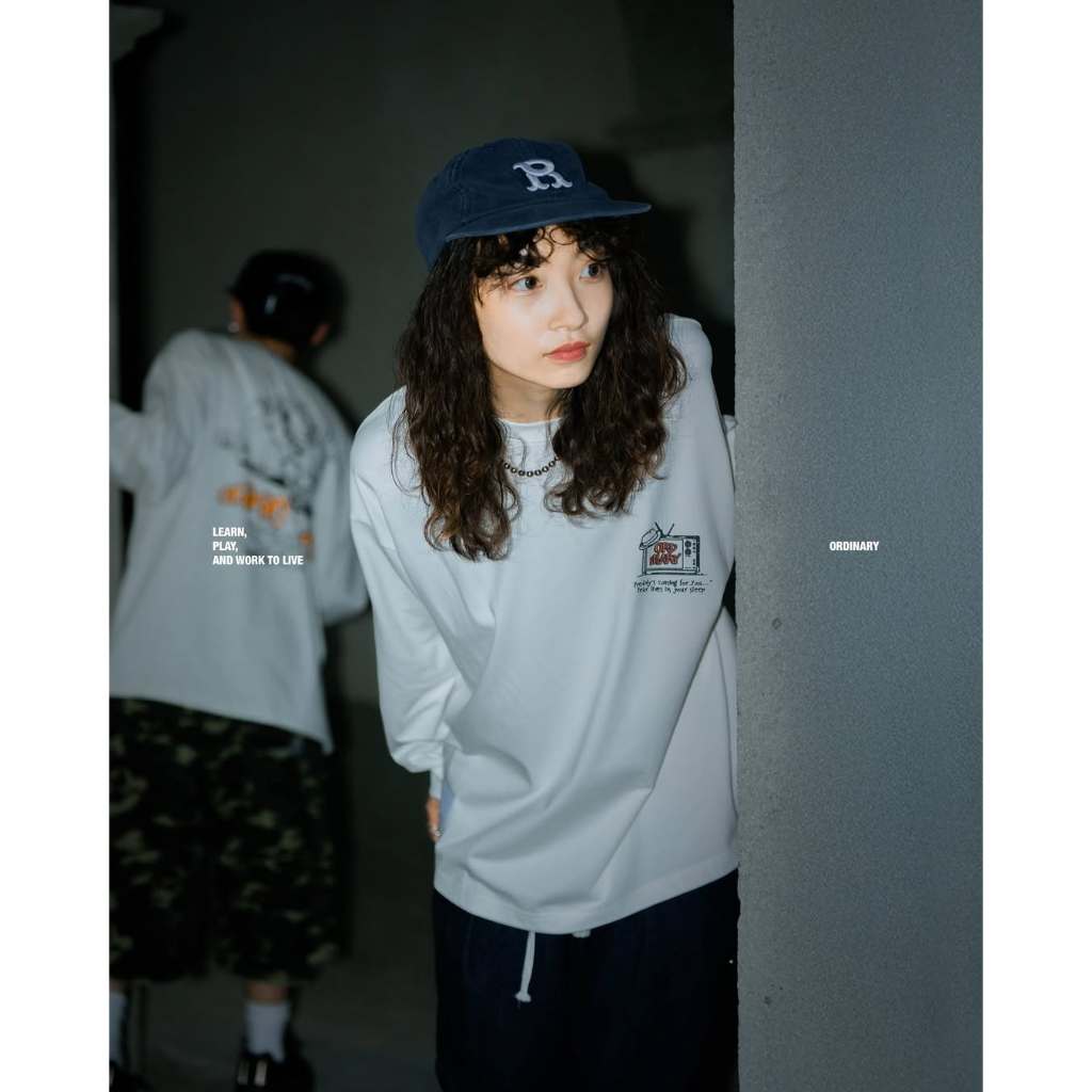 ORDINARY 25AW NIGHTMARE L/S TEE 美式驚悚電影插畫長TEE【PS中壢】