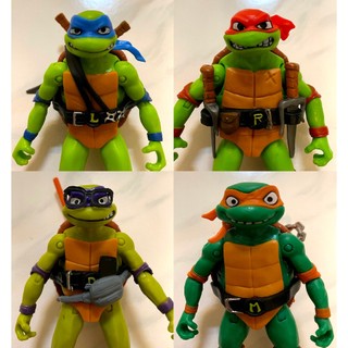 現貨免運 Playmates Toys TMNT 彩星 2023 忍者龜變種大亂鬥電影版 4.5吋動作人偶四隻一組