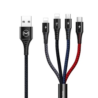 Mcdodo 鎧甲系列 一拖四充電線 iPhone / Lightning / Micro / TypeC