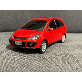 三菱 colt plus io 紅色 原廠1/43 模型 迴力車 無盒 二手品
