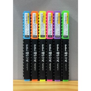 Shachihata Artline BLOX 螢光筆 積木 照片有色差