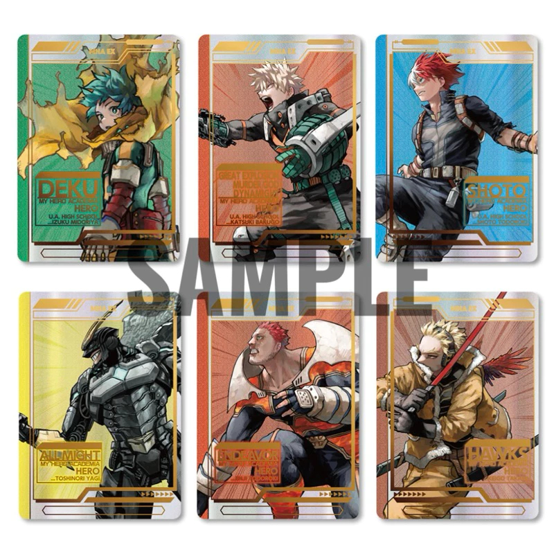 全新現貨 我的英雄學院 小卡 原畫展 入場特典 綠谷 爆豪 轟焦凍 歐爾麥特 奮進人 霍克斯 安德瓦 轟 卡片