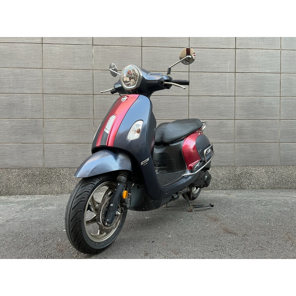 🛵台南二手機車🛵2022 SYM Fiddle 125 ABS 黑紅