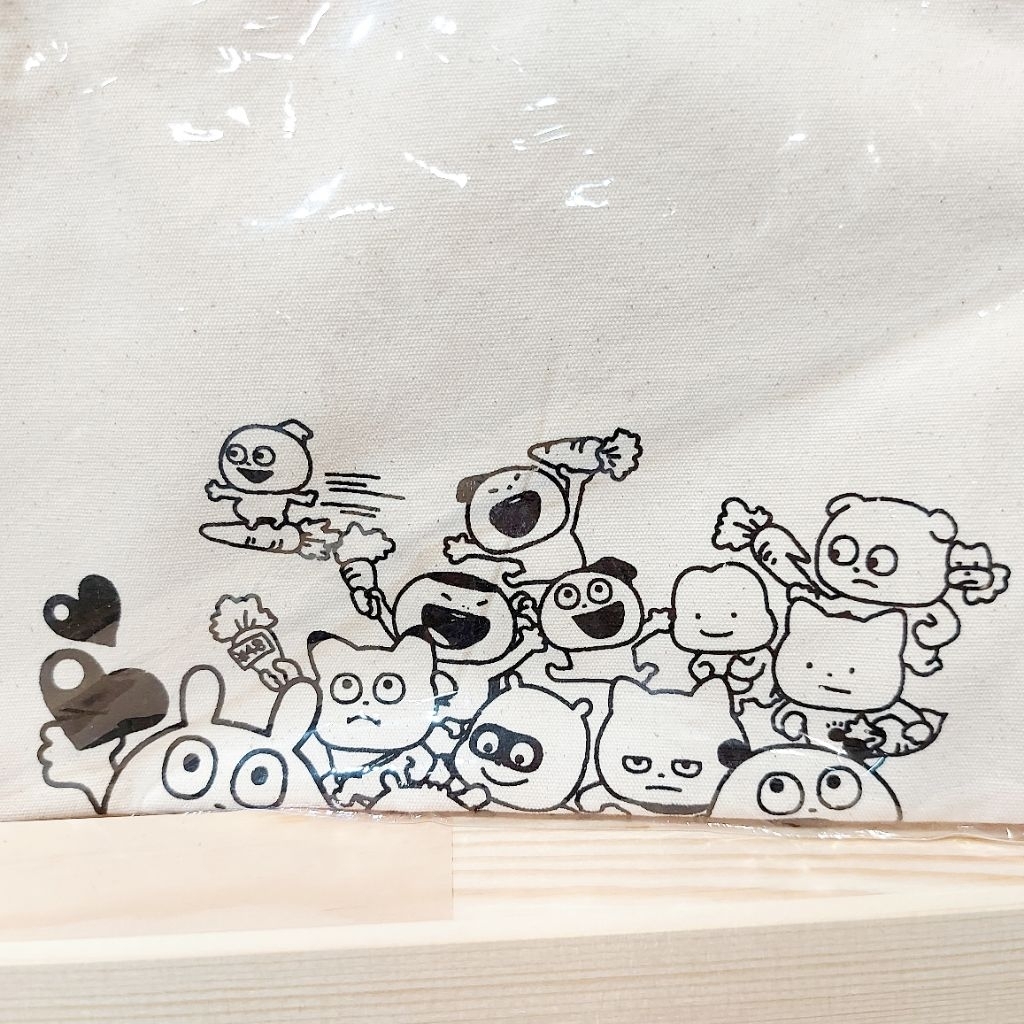 現貨 日本 正版 西村裕二 戀愛兔 開心熊貓 小老鼠 壞心眼貓 小狐狸 河童 狸貓帆布袋 手提袋 托特包 環保袋購物袋