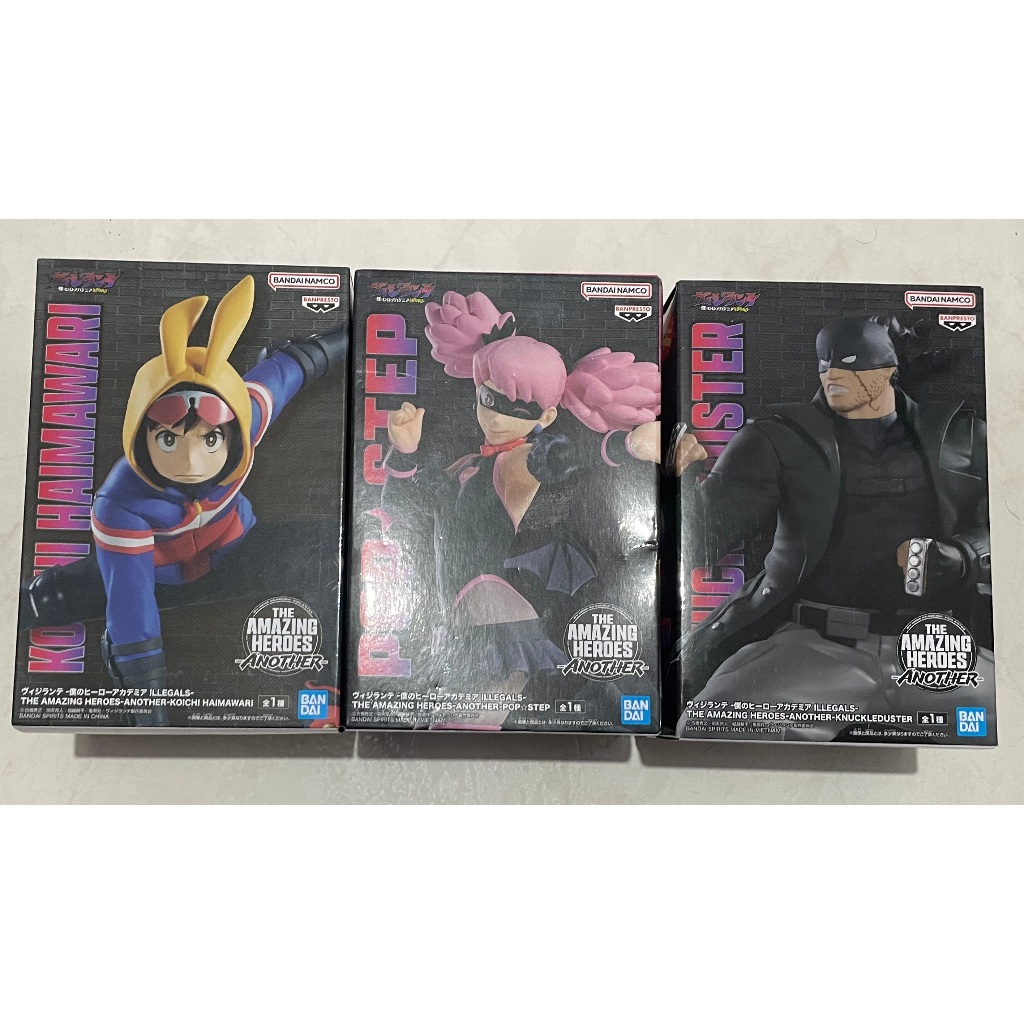 景品 日版 我的英雄學院之非法英雄 手指虎 POP☆STEP 親切俠 灰廻航一 羽根山和步 雄黑巌