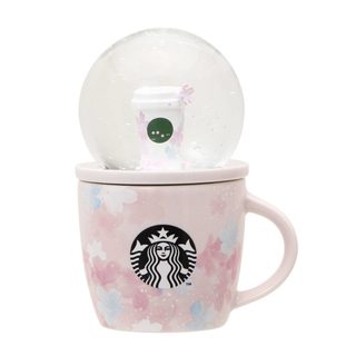 ♜ 日本 STARBUCKS 星巴克 水晶球 粉色 絕版 隨身杯 水杯 咖啡杯 馬克杯 杯子