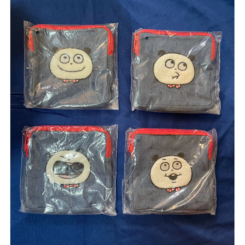 【花見小舖】西村裕二 好心情 熊貓刺繡小物包 扭蛋 轉蛋 西村裕二 西村優志 開心熊貓