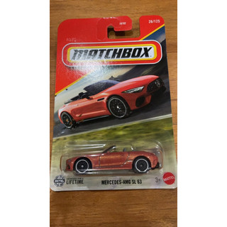 MATCHBOX MERCEDES-BENZ AMG SL 63 火柴盒小汽車賓士 敞篷車 雙門跑車