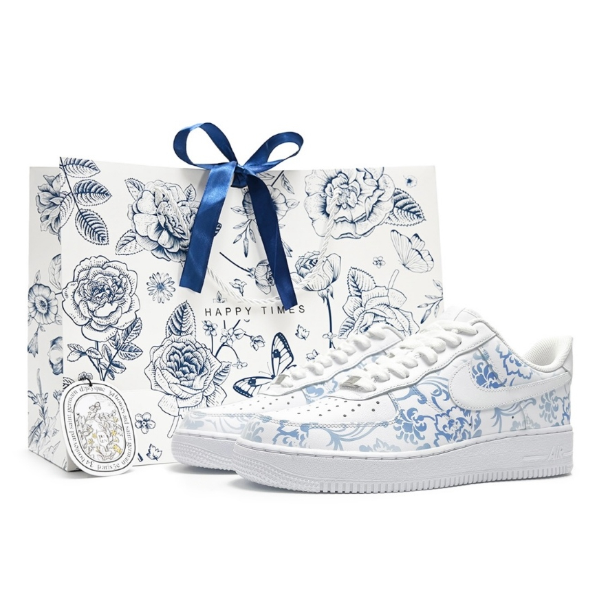 Nike Air Force 1 高街戶外 青花瓷 極在造物 青瓷夢影 CNY 髒髒鞋 復古國風 板鞋 休閒鞋