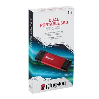 金士頓 Kingston Dual Portable Solid-State Drive USB-A/C 隨身碟 1TB