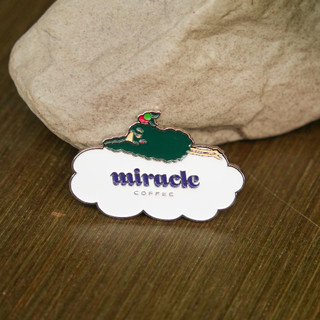 Miracle Coffee - Miracle KIKU雲朵造型徽章