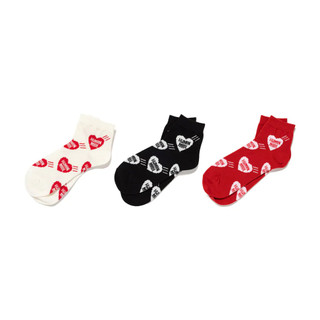 AirRoom正品 2025AW HUMAN MADE HEART SHORT SOCKS 滿版 愛心 LOGO 襪子