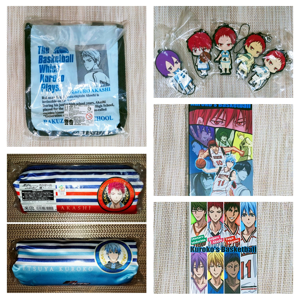 [黑子的籃球] 赤司征十郎 紫原 軟膠吊飾 筆袋鉛筆盒 提袋 撲克牌 全新現貨 正版 影子籃球員 火神 綠間 黃瀨 青峰
