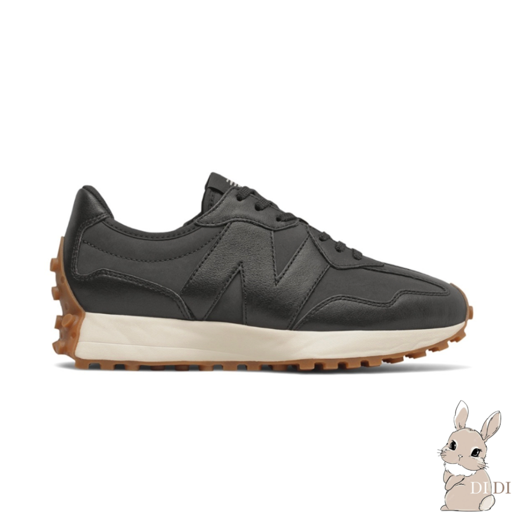 New Balance 327 黑芝麻 焦糖底 黑N 皮革 復古 運動鞋 慢跑鞋 休閒鞋 百搭 男女鞋 WS327LB