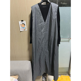 全新-NET西裝面料背心長裙，L號大尺碼（不含內搭）