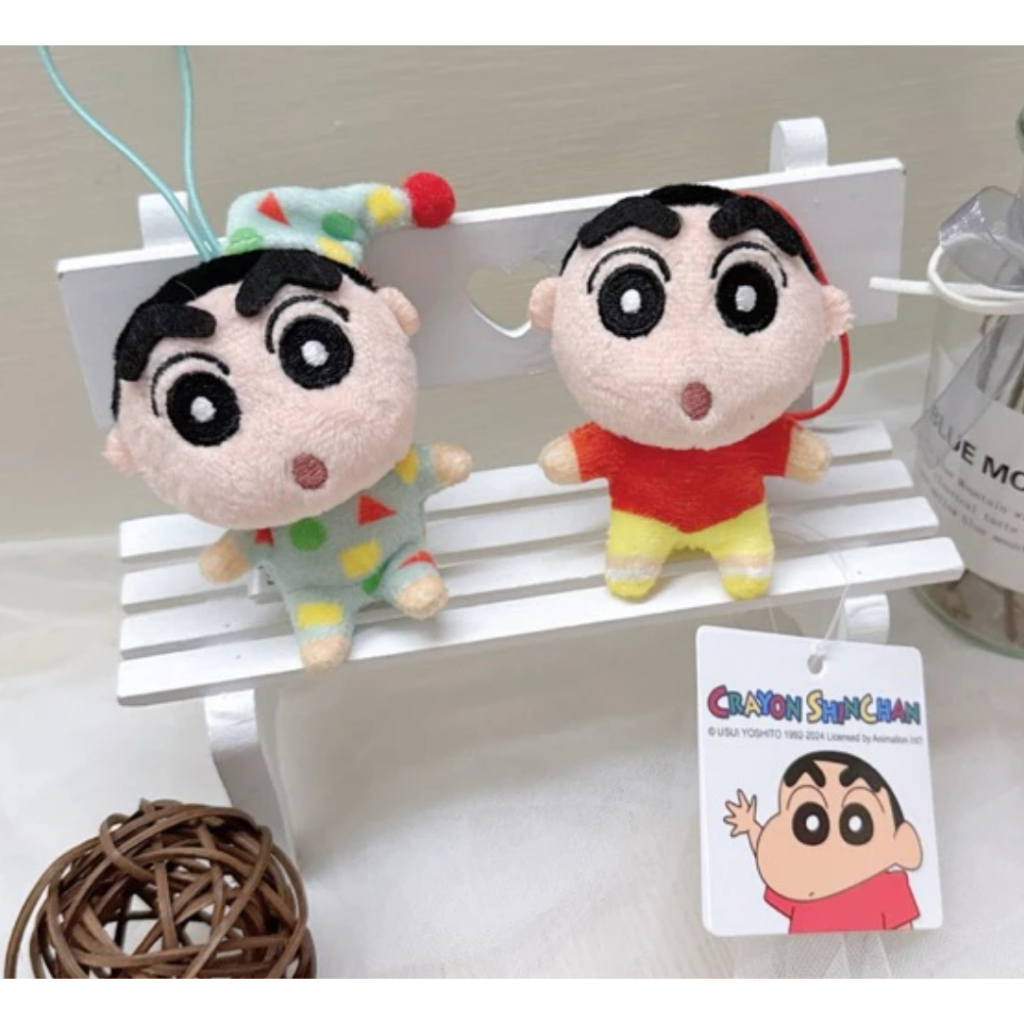 (現貨) 蠟筆小新 吊飾 3吋 小白 小新 葵 阿呆 正男 妮妮 風間 妮妮兔 鱷魚阿山 肥嘟嘟佐衛門 生日禮物 小吊飾
