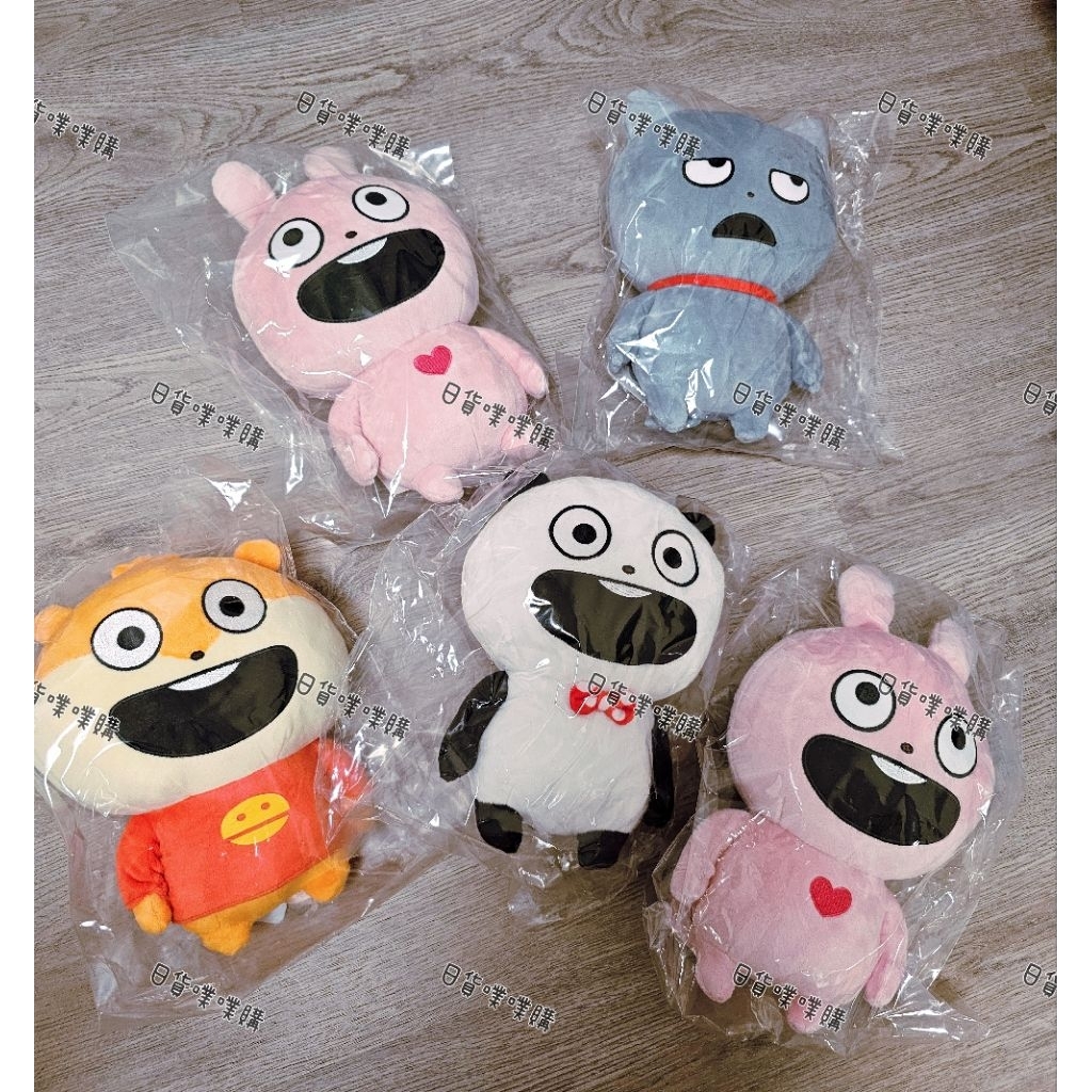 [日貨噗噗購](現貨)日本 正版 西村裕二 戀愛兔 愛心兔 壞貓 灰貓 老鼠 開心熊貓 絨毛娃娃