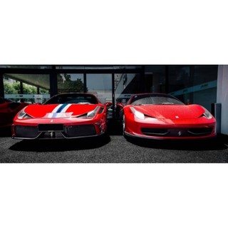 Ferrari 458 Italia 🇮🇹Convert "Speciale" FB|H碳纖維前保桿，碳纖維行李箱蓋