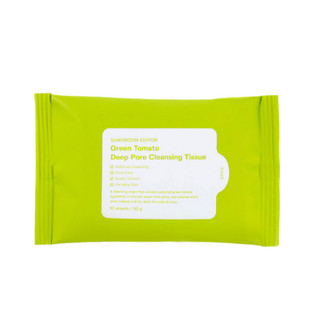 【SUNGBOON EDITOR】綠番茄深層潔膚濕巾 50g 10pcs