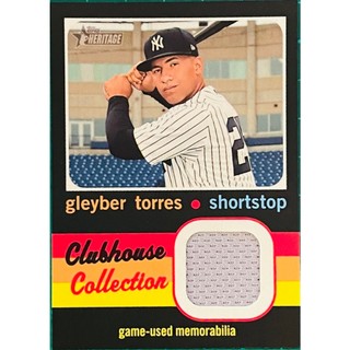 Gleyber Torres 球衣卡 MLB 2020 Topps Heritage CCR-GT 大聯盟 洋基隊