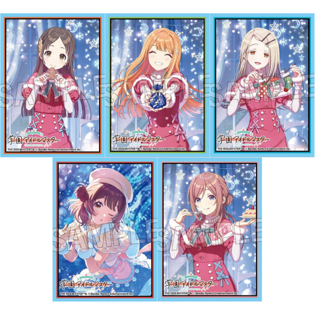 【角色卡套】 學園偶像大師 倉本千奈 紫雲清夏 篠澤廣 花海佑芽 姬崎莉波 聖誕夜ver 角色收集卡套組