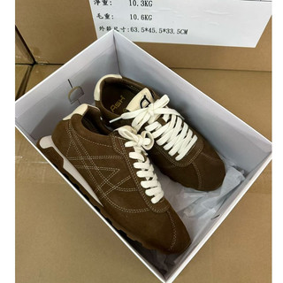 東莞麥斯鞋廠出品【shoes鞋魔】正品ASH女鞋 25新款高絲光反毛皮厚底增高小個子繫帶休閒鞋 防滑復古德訓鞋 運動鞋