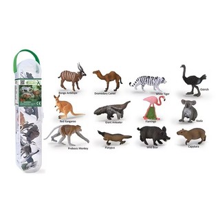 小牛津【永曄】collectA 迷你野生動物組-3(盒裝-12入)~英國高擬真模型-R1219