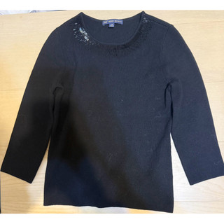 Brooks Brothers100%Merino女羊毛衣XS尺寸黑色九成新特價No.115