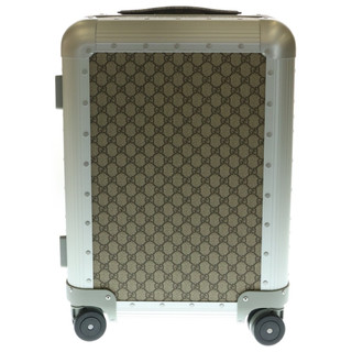 全新展示品 GUCCI x FPM MILANO Monogrammed Coated-Canvas 登機箱 行李箱