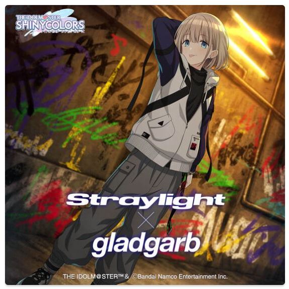 宏敢市集 日版 萬代 gladgarb 偶像大師 閃耀色彩 芹澤朝日 帽T 連帽外套 連帽長袖