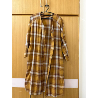 日系 e hyphen world gallery peace 格紋洋裝 綁帶 大衣 罩衫 裙子 連身裙 二手 女裝