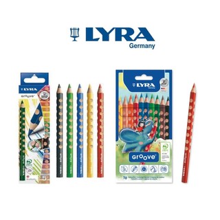 德國 LYRA Groove 三角洞洞色鉛筆 17.5cm - 5色入/10色入
