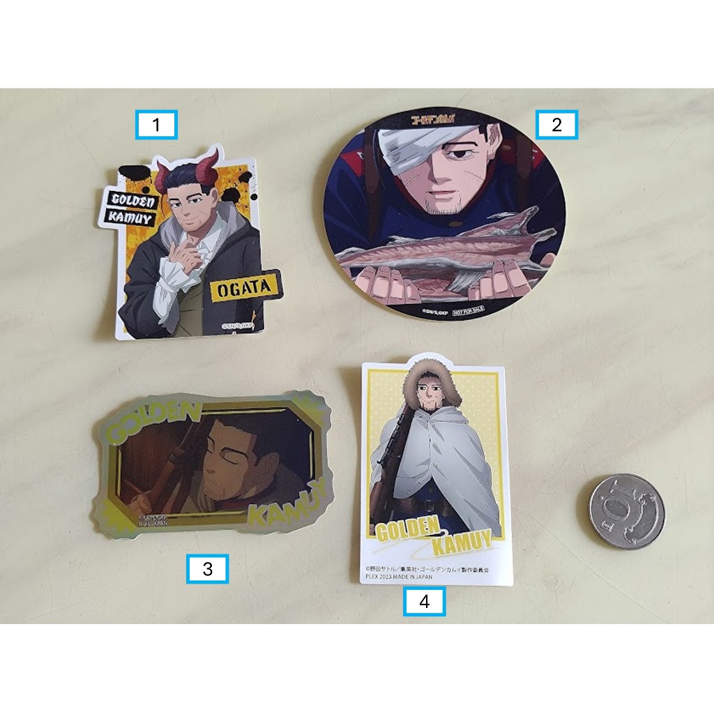 [睡睡蛙小池] 黃金神威 拍立得 收藏卡 卡片 餅卡 貼紙 萬聖節 尾形百之助