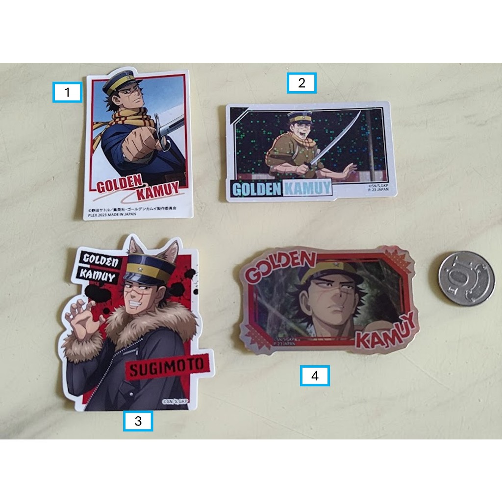 [睡睡蛙小池] 黃金神威 拍立得 收藏卡 卡片 餅卡 貼紙 萬聖節 杉元佐一