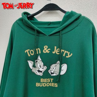 olatoy 歐美 湯姆貓與傑利鼠 TOM and JERRY 卡通長袖衣服大學T連帽T