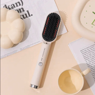 Roommi Glossy 電熱直髮梳 -奶油黃