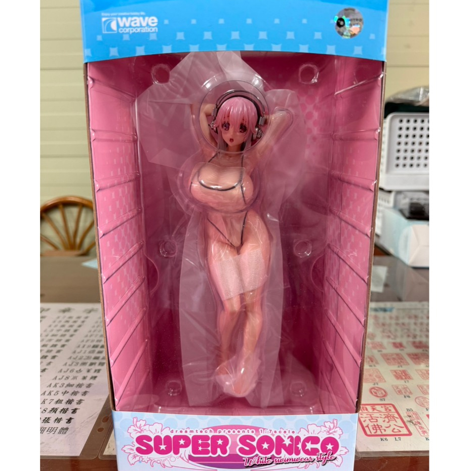泡泡TOYs 日版全新 wave 白色泳裝 超級索尼子 索尼子 pvc