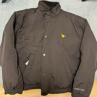 韓國MARK GONZALES 小天使 絨毛防風 雙面穿 外套 WHATITISNT 黑色XL 二手