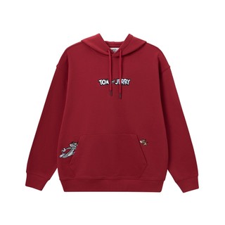GIORDANO 男/女裝追逐遊戲連帽TEE 湯姆貓與傑利鼠系列 01096615 0539661