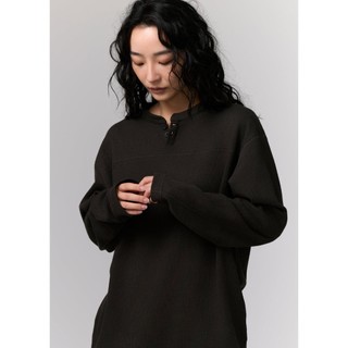 theElems "Waffle L/S TEE" | Gray