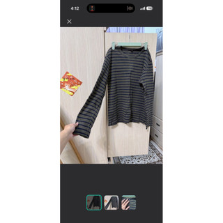 Uniqlo 條紋上衣 男 M