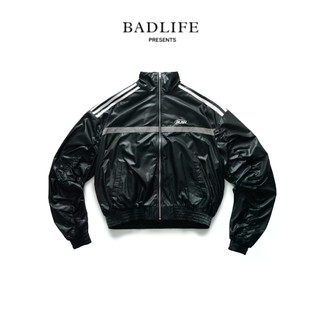 BADLIFE 拼色防風外套 運動風 Wind Jacket 黑色 灰白配色 男女同款