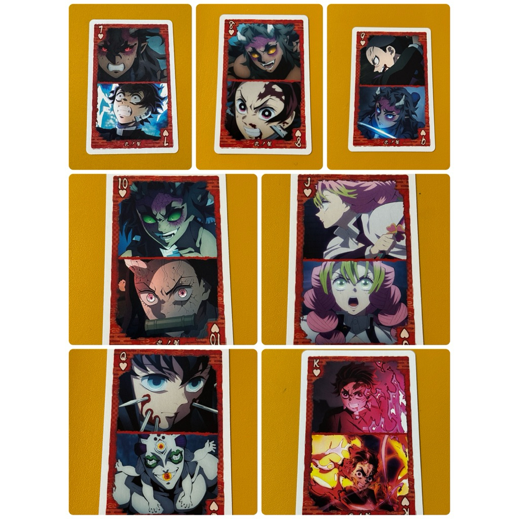 Ensky 【鬼滅の刃 】弐ノ型撲克牌♥️ 憎珀天。竈門炭治郎。不死川玄弥。竈門禰󠄀豆子。甘露寺蜜璃。時透無一郎