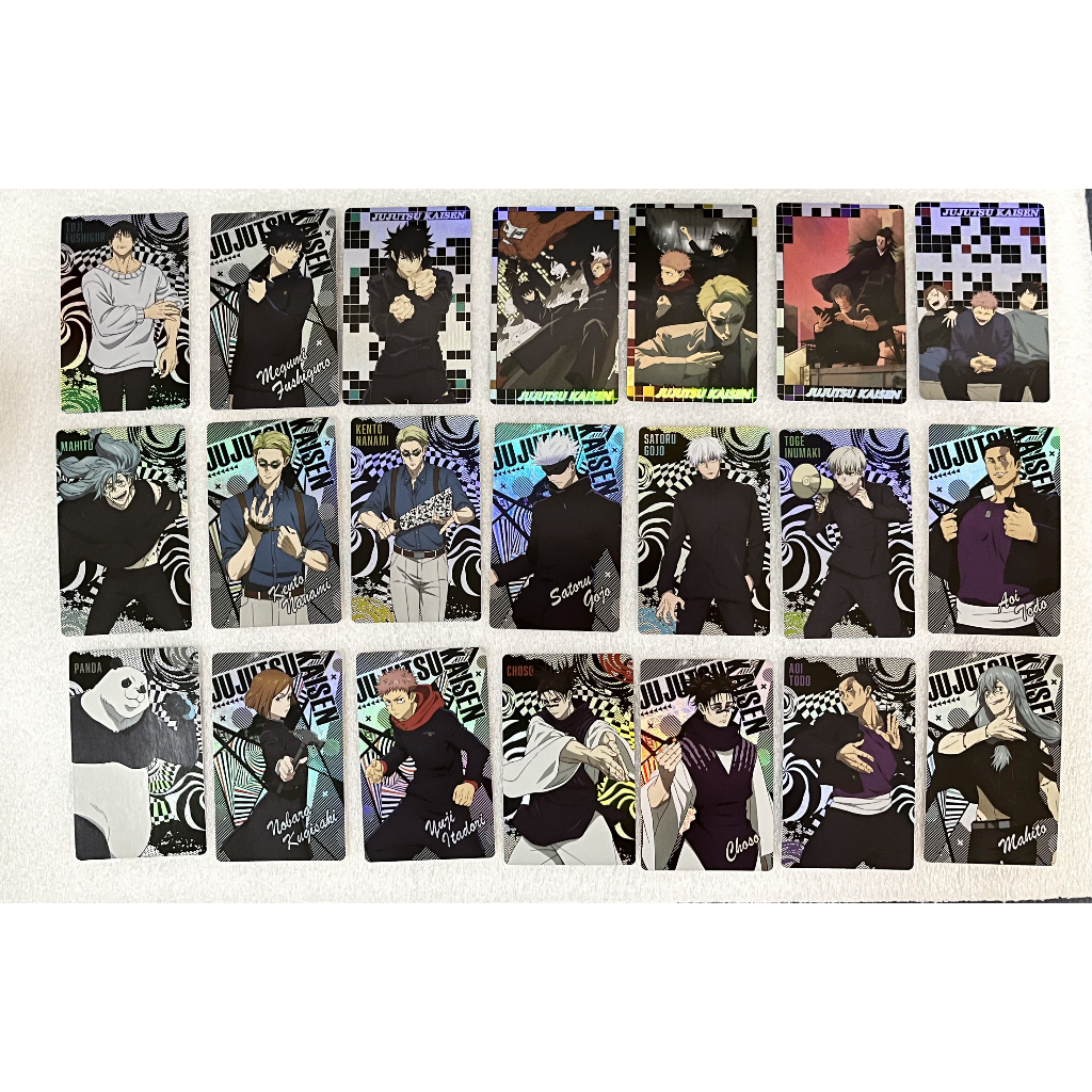 【全新】日版 咒術迴戰 澀谷事變 holopika 全息閃卡 收藏卡 小卡 五條悟 伏黑惠 脹相 虎杖悠仁 七海建人