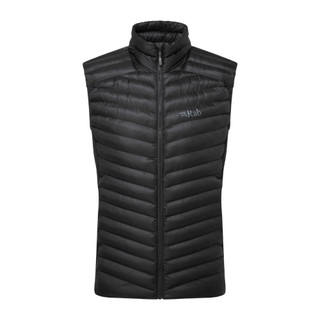 [阿爾卑斯戶外] RAB Cirrus Flex Vest 男 輕量防風化纖背心 黑色 QIP35
