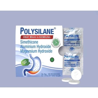 Polysilane Tablet,1 strip isi 8 tblt